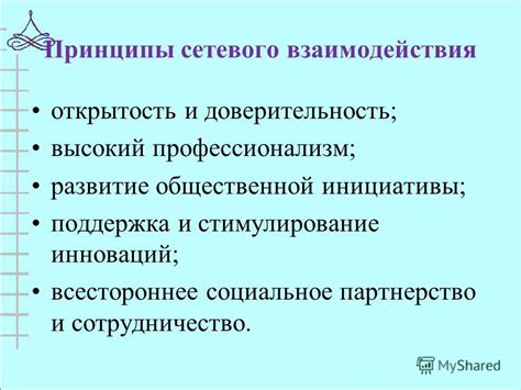 Поддержка и стимулирование взаимодействия