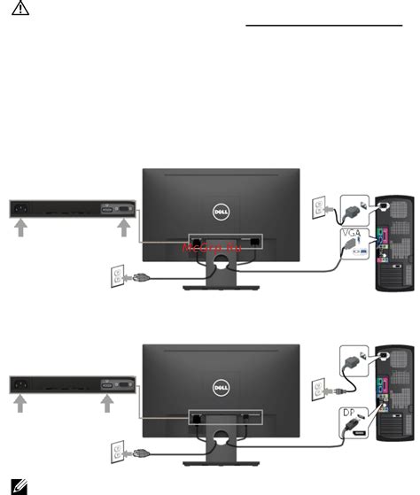 Подключение монитора с использованием DisplayPort-кабеля