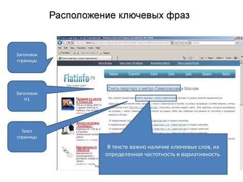 Постоянная оптимизация и обновление контента