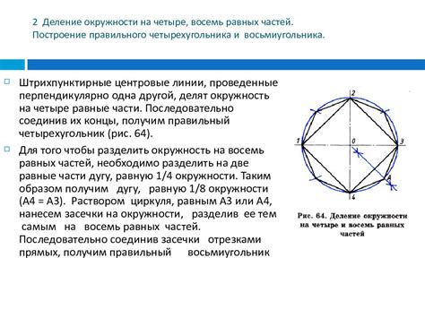 Построение равномерных выпуклых многоугольников вокруг окружности