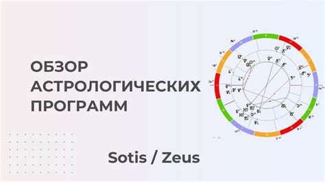 Применение астрологических программ для определения поднявшегося знака в гороскопе