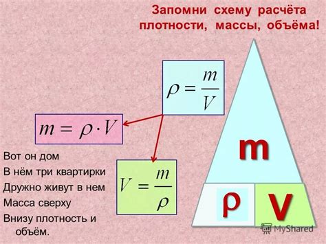 Применение принципа плотности для расчета массы тыквы