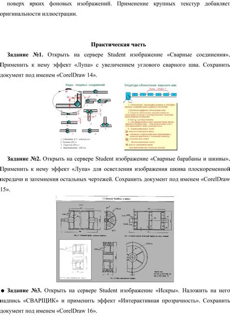 Применение эффектов и текстур в формировании типографии