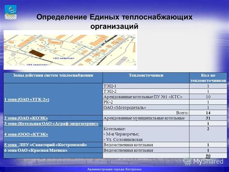 Проблема выявления окончательной протяженности зоны деятельности систем теплоснабжения