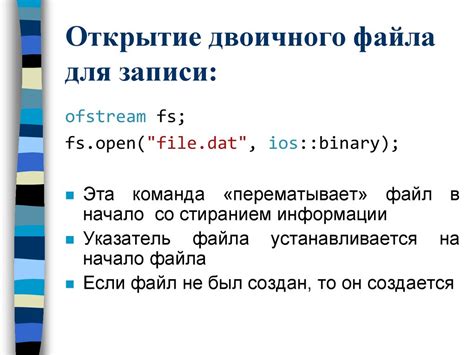 Проверка двоичного файла: основные моменты