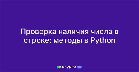 Проверка наличия интерпретатора Python