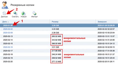 Проверка целостности и доступности резервной копии