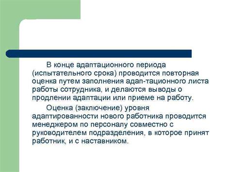 Процедура испытательного периода: первые шаги в службе закона