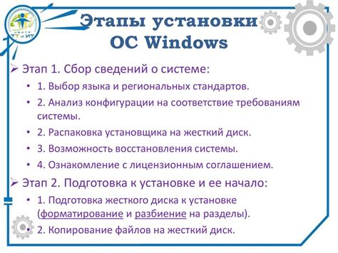 Процесс восстановления работы после установки ОС: важные этапы