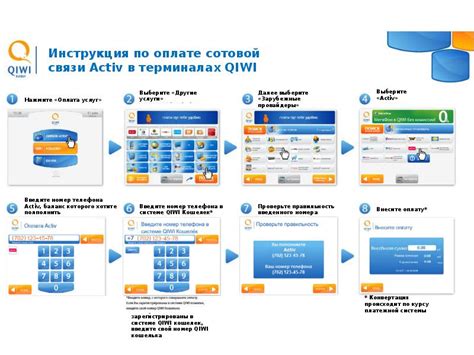 Процесс регистрации в системе Qiwi