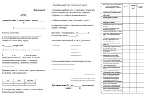 Раздел: Оценка готовности отопительной системы