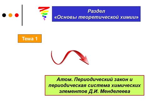 Раздел: Продолжение изучения химии