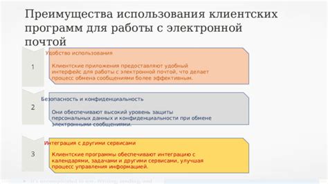 Различные программы для работы с электронными сообщениями