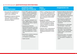 Разнообразие предложений и возможностей для потребителя