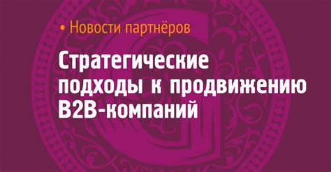 Разнообразные подходы к продвижению бизнеса и стратегии маркетинга