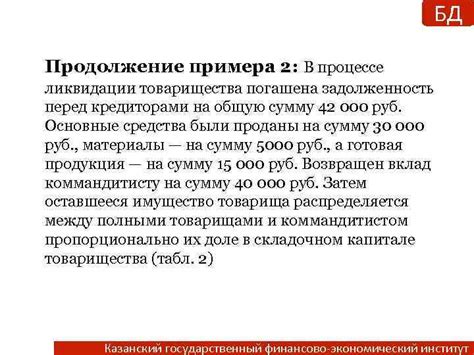 Расчет и погашение долгов перед кредиторами в процессе ликвидации предприятия