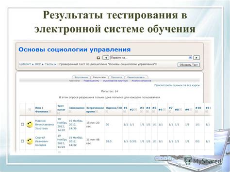 Результаты тестирования электронной муфты и восстановительные меры