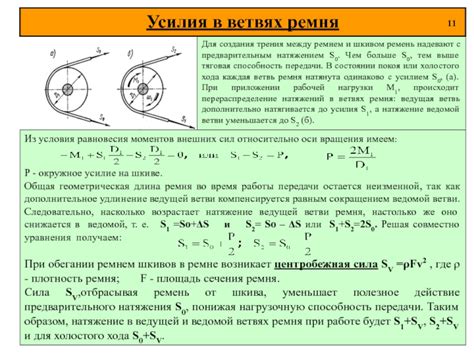 Советы от профессионалов для оптимизации подачи силы между ремнем и шкивом