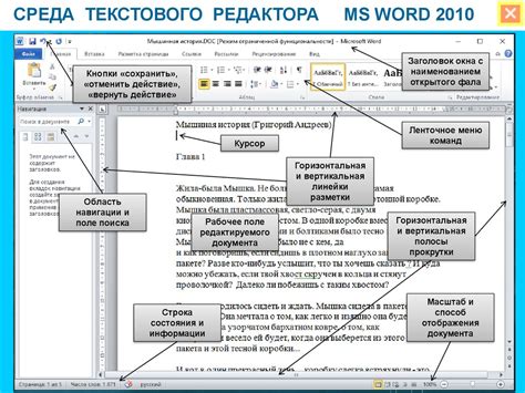 Создание текста сообщения и важных функций редактора