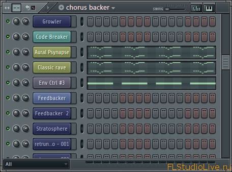 Создание эффекта прозрачности каналов в FL Studio 20