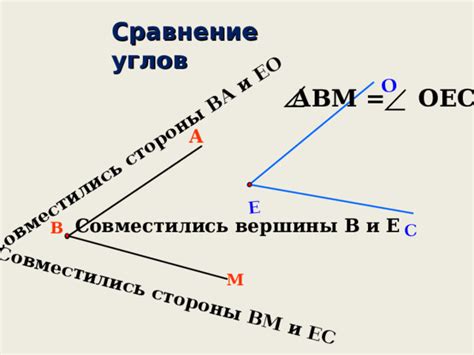 Сравнение сторон и углов фигур: анализ методов и подходы