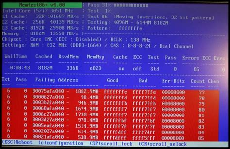 Тестирование целостности оперативной памяти: HCI Memtest