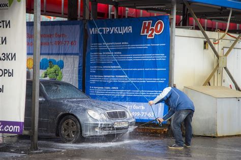 Техники для достижения оптимального результата при мойки на самообслуживающей автоматической мойке