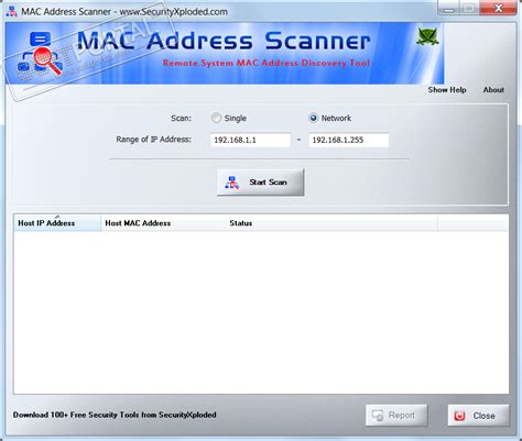 Установите приложение MAC Scanner для определения MAC-адреса роутера Микротик