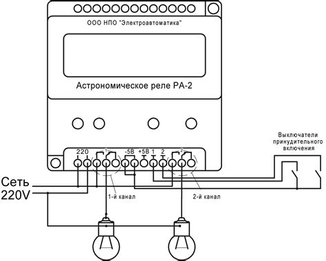 Установка астрономического реле экф на подходящую поверхность