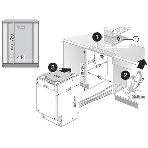 Установка встройки посудомойки: подробный план выполнения