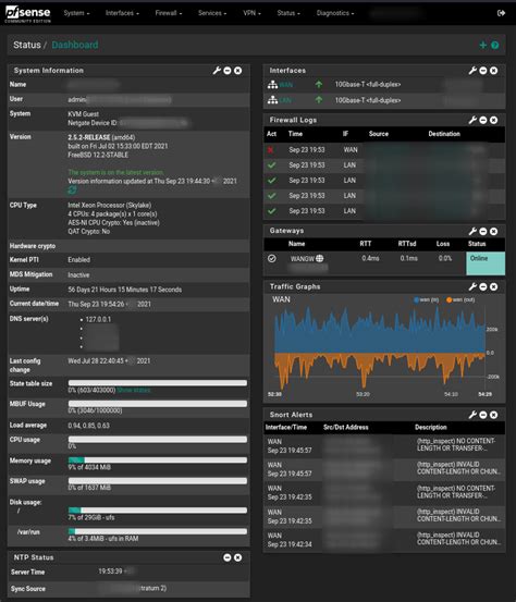 Установка и настройка брандмауэра PFSENSE на виртуальной машине
