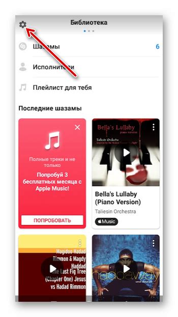 Установка и настройка Shazam на мобильных устройствах Apple