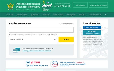 Установка оплаты задолженностей через электронный сервис государственных услуг