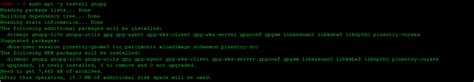 Установка пакета Gnupg на Debian