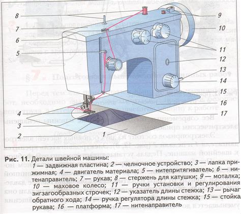 Устройство и принцип работы швейной машины Veritas