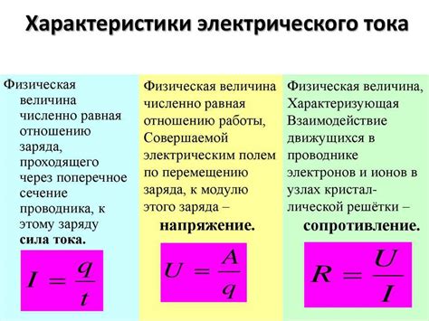 Факторы, воздействующие на силу сопротивления электрического потока