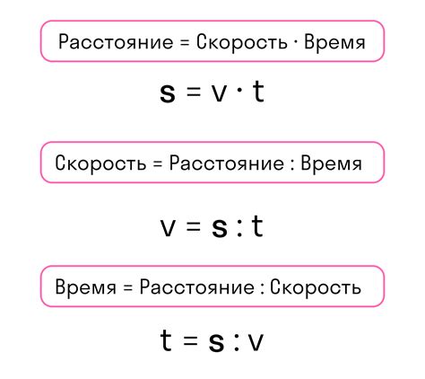 Формула для расчета моментальной скорости и ее компонентов