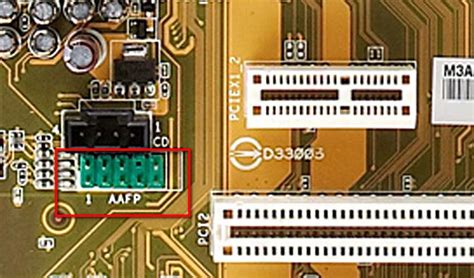 Функционал разъема AAFP на материнской плате