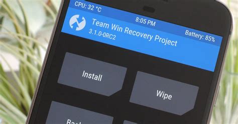 Шаг 3. Установка TWRP Recovery и вход в рекавери-режим