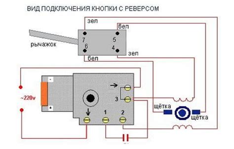 Этапы подключения реверсивного переключателя на шиномонтажном станке