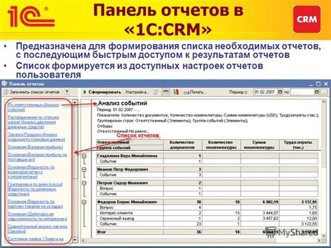 Эффективное использование возможностей 1С для формирования отчетов комиссионера