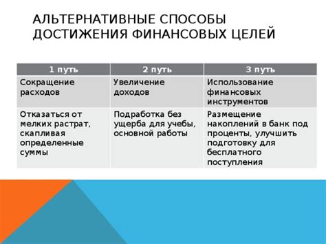  Альтернативные способы достижения преимуществ без участия в хаусе 