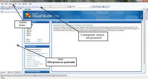  Вступление в мир среды разработки Visual Studio 