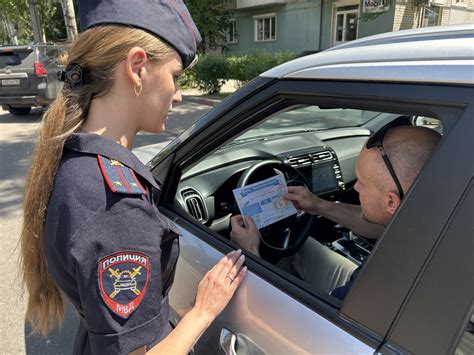  Выявление нарушений при проверке транспортного средства в Госавтоинспекции 