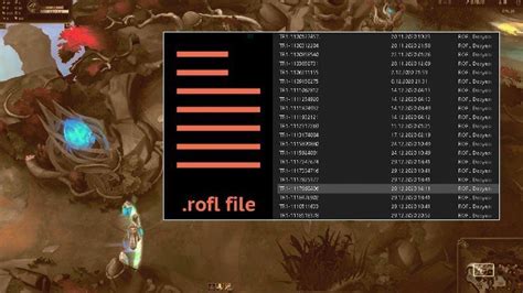  Методы просмотра специального файла ROFL в популярной многопользовательской игре 