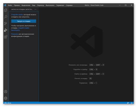  Открытие VS Code и настройка основных параметров 