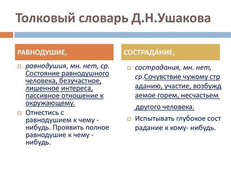  Проблема сравнения и сострадания 