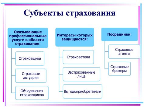  Субъекты сотрудничества их характеристика